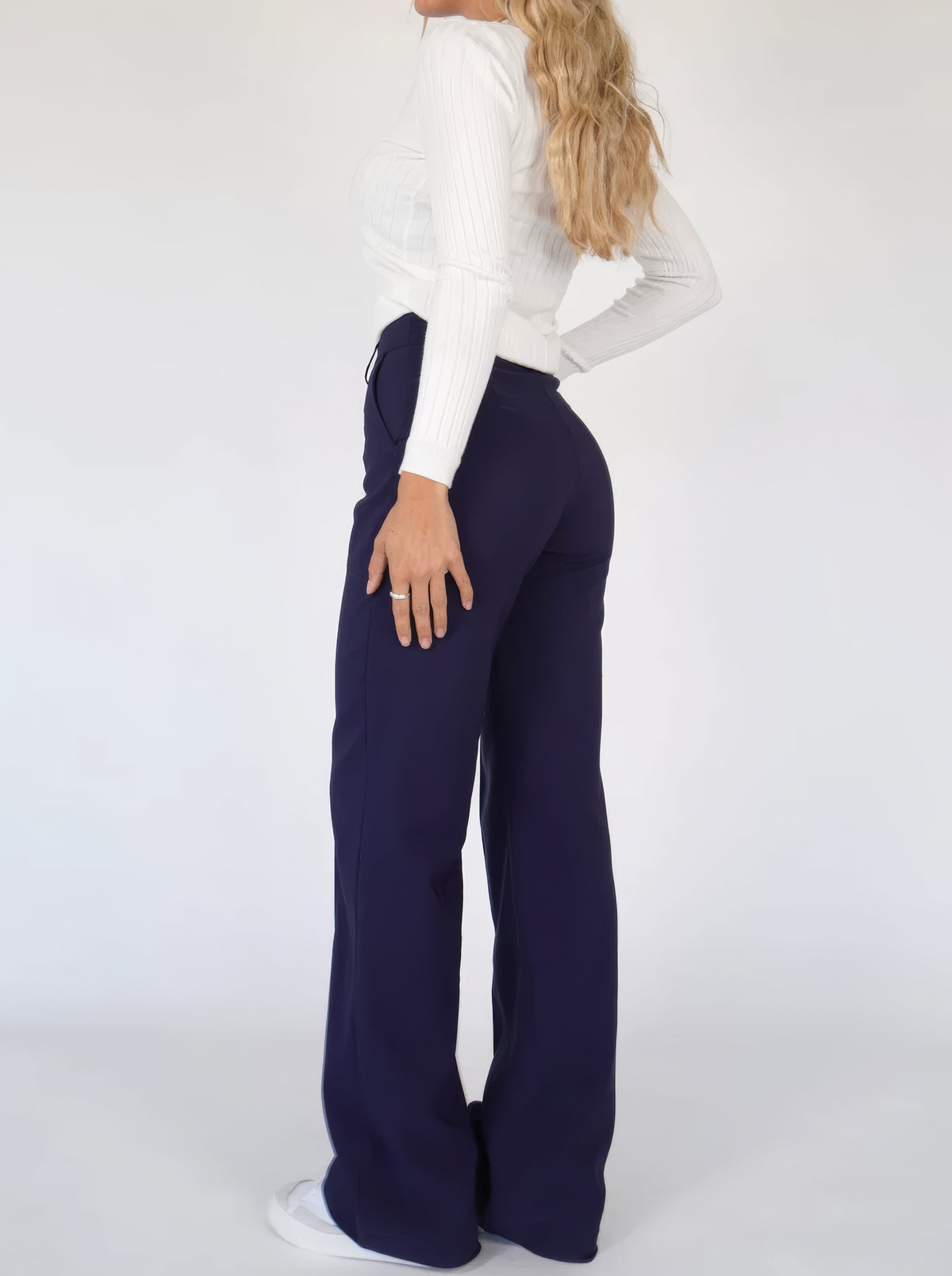 Women's Wide Leg Trousers with Relaxed Fit