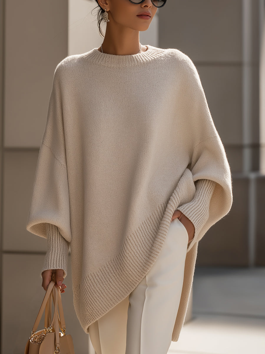 Women's Oversized Jumper – Beige
