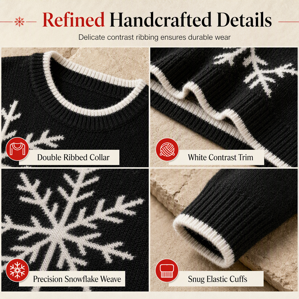 Christmas Snowflake Knit Jumper