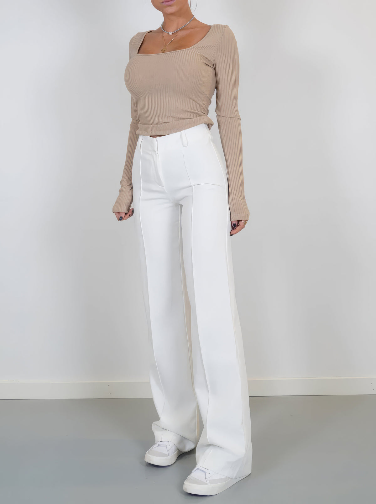 Women's Wide Leg Trousers with Relaxed Fit