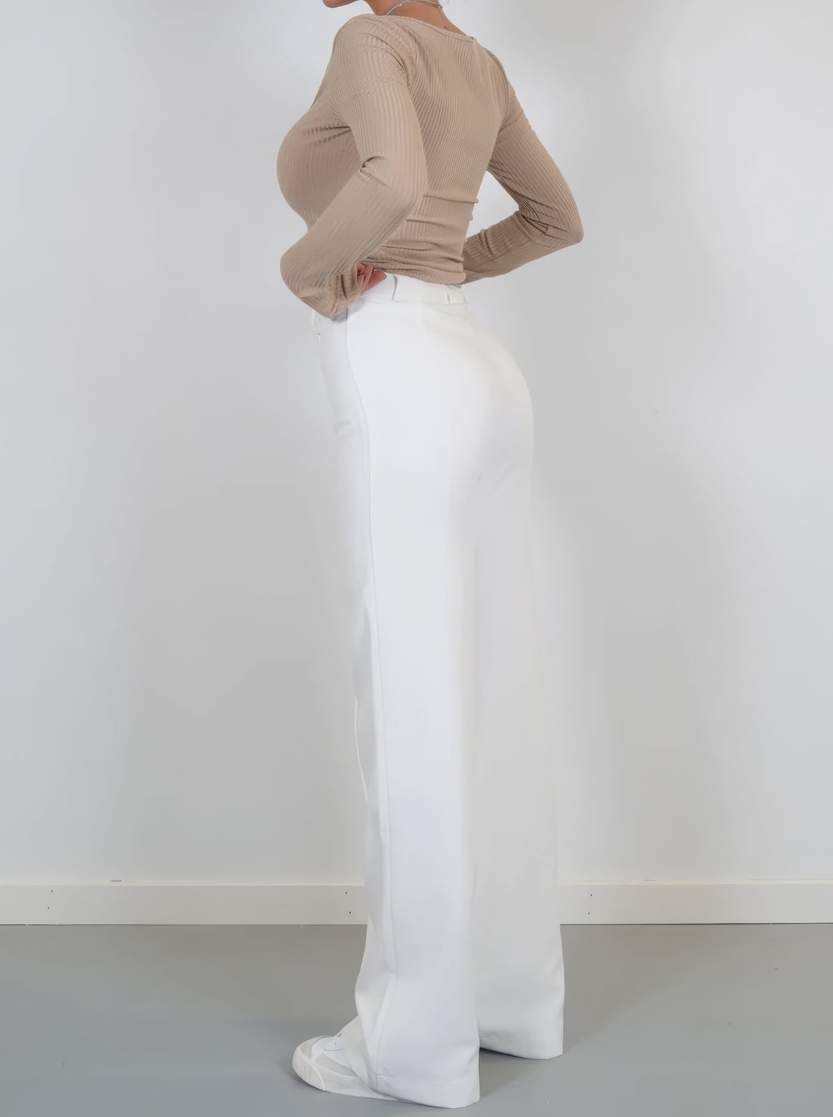 Women's Wide Leg Trousers with Relaxed Fit