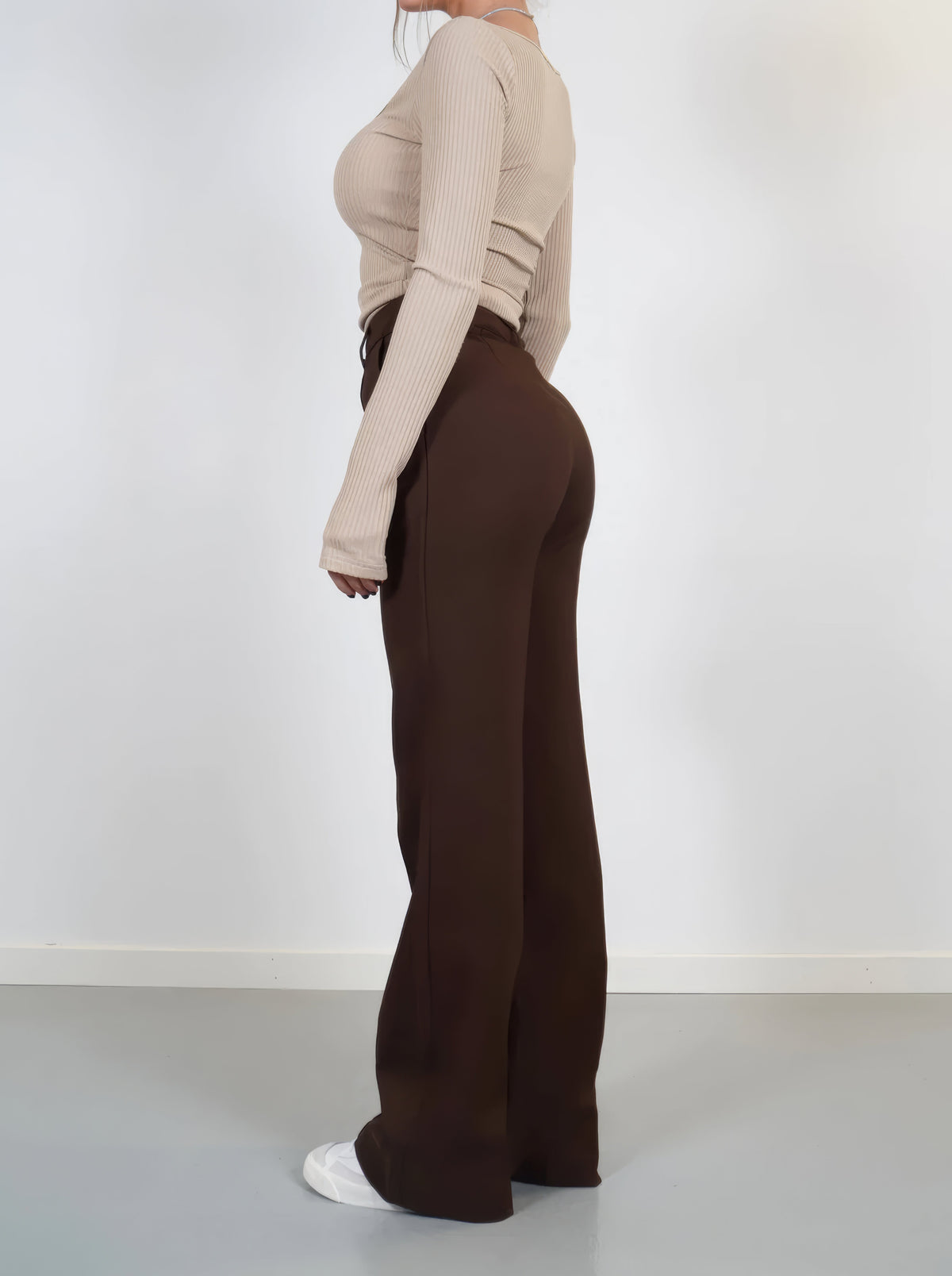 Women's Wide Leg Trousers with Relaxed Fit