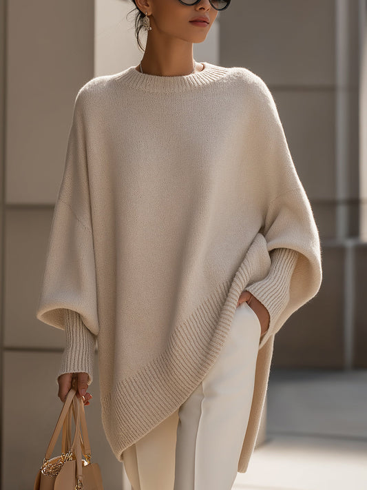 Women's Oversized Jumper – Beige